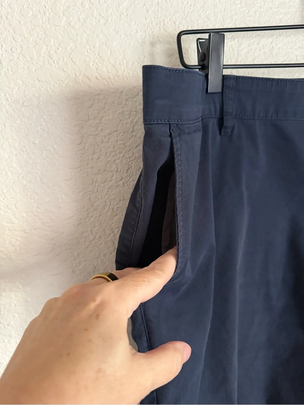 Faherty Men’s Movement 9” Chino Shorts 38 Navy Blue